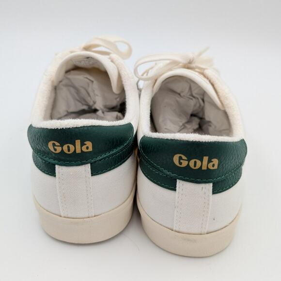 Gola Tennis Mark Cox Sneaker Shoes Lace-Up Men's White/Green Size US10 EU43 - Picture 4 of 11